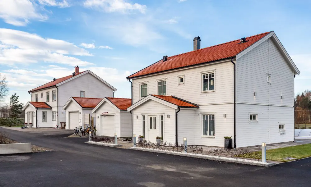 Två nya hus från CMW Bygg i Uppsala